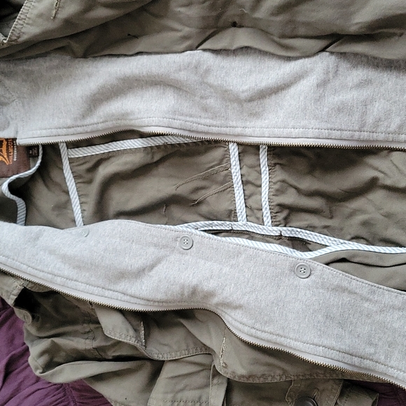 Army Green Cotton Jacket - Picture 4 of 8